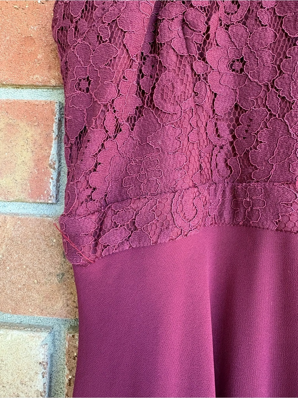 Lulu's Burgundy Lace Halter Maxi Dress - Picture 8 of 13